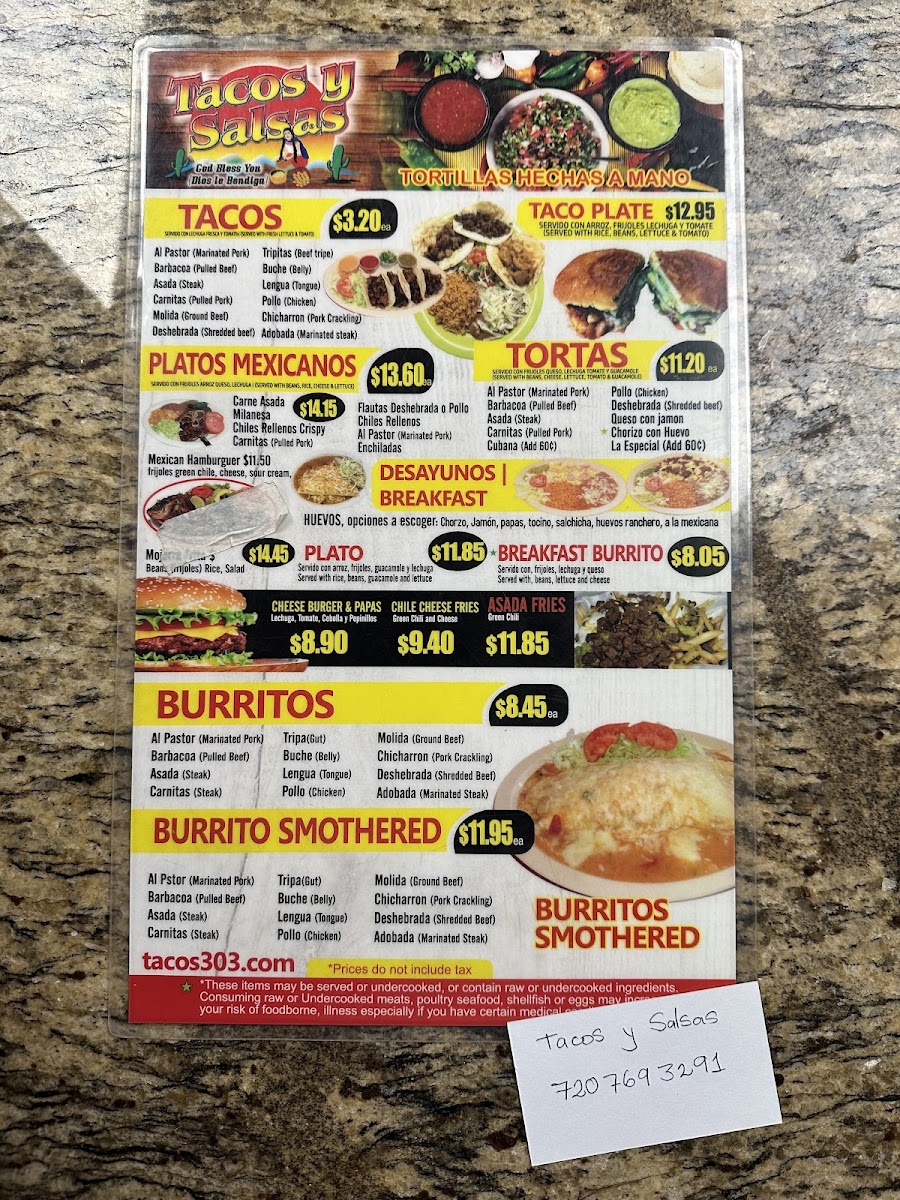 Tacos Y Salsas Menu - Image 5