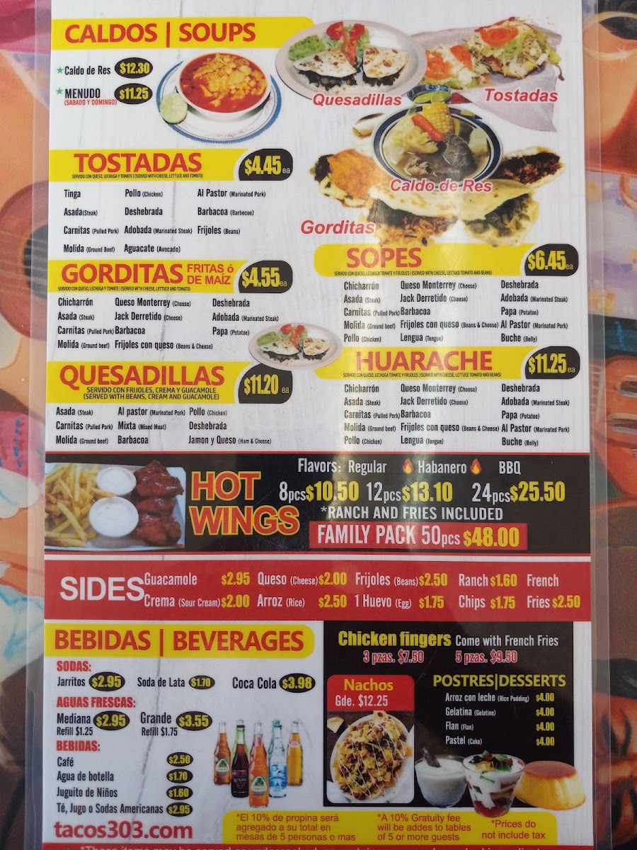 Tacos Y Salsas Menu - Image 6